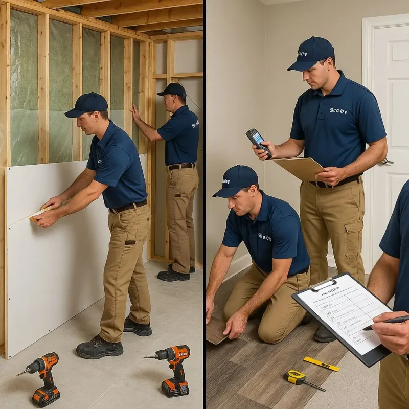 Repairs and Reconstruction process in North Ogden, UT